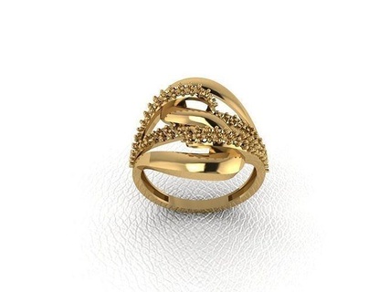 Ring 558 Gold Mode Schönheit Diamant Hochzeit Juwel Schmuck Anhänger Verlobungsring Ehe Platin druckbar Engagement Silber Feier Ringe 3d print model - Mito3D