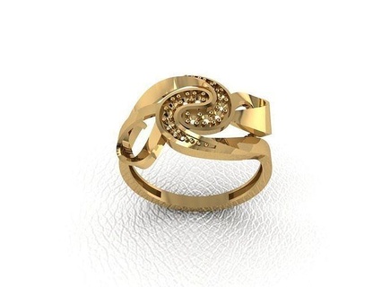 anel 560 ouro moda beleza diamante Casamento jóia jóias joalheria pingente noivado casamento platina imprimível prata gema celebração argolas 3d print model - Mito3D