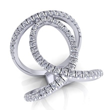 bague 56 bijou mariage engagement bijoux imprimable diamant argent or engagem mode sterling beauté Collier goujat 3d print model - Mito3D