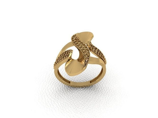 ring 568 gold fashion beauty diamond wedding jewel jewellery jewelry pendant engagementring marriage platinum printable engagement silver gem celebration rings 3D print model - Mito3D
