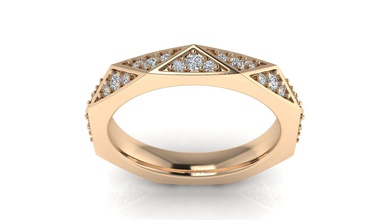 anello 57 gioielli gioielliere nuovo oro argento 3d stl matrimonio modelli anelli graff bianco di fidanzamento gemma laurence firma 3d print model - Mito3D