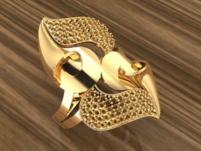 anillo 58 joyería joya oro moda imprimible plata compromiso belleza bracelete boda libra esterlina diamante matrimonio platino brillante anillos 3d print model - Mito3D