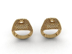 bague 58 or mode beauté diamant mariage bijou bijoux pendentif fiançailles platine imprimable engagement argent gemme fête anneaux 3d print model - Mito3D