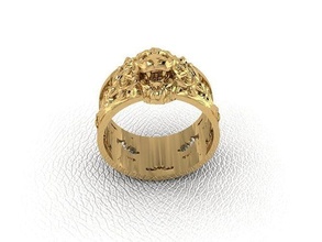 ring 59 gold mode schönheit diamant hochzeit juwel schmuck anhänger verlobungsring ehe platin druckbar engagement silber feier ringe 3d print model - Mito3D
