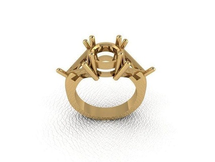 Ring 592 Gold Mode Schönheit Diamant Hochzeit Juwel Schmuck Anhänger Verlobungsring Ehe Platin druckbar Engagement Silber Feier Ringe 3d print model - Mito3D