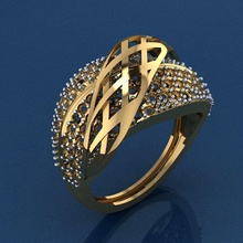 ring 59 Schmuck gold Mode-ring Mode-Schönheit Diamant-ring Hochzeit Juwel scheint Silber bedruckbar ist gem engagement diamond cad engagem rhino Ringe 3d print model - Mito3D