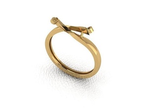 Ring 59 Gold Mode Schönheit Diamant Hochzeit Juwel Schmuck Anhänger Verlobungsring Ehe Platin druckbar Engagement Silber Feier 3d print model - Mito3D