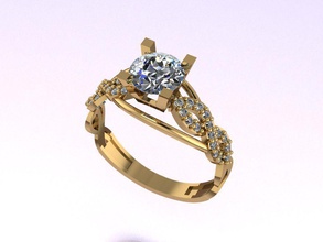 ring 60 m Schmuck gold Mode-ring sterling bedruckbar ist Mode-Schönheit Diamant-ring Hochzeit engagement gem Juwel genial Silber Saphir Bekleidung brillant Ringe 3d print model - Mito3D