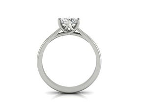 ring 61 design engagement ringe schmuck hochzeit karat stein gold silber juwelier juwel tiffany 3d print model - Mito3D