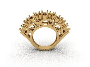 anel 62 ouro moda beleza diamante Casamento jóia jóias joalheria pingente noivado casamento platina imprimível prata gema celebração 3d print model - Mito3D