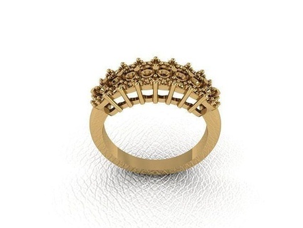 yüzük 630 altın moda güzellik elmas düğün mücevher takı kolye nişan yüzüğü evlilik platin yazdırılabilir gümüş kutlama yüzükler 3d print model - Mito3D