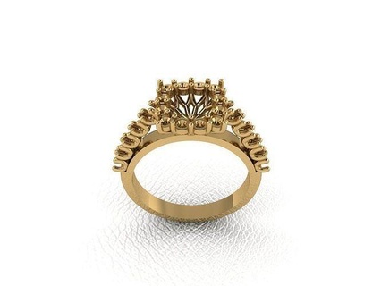 anillo 631 oro Moda belleza diamante Boda joya joyería colgante pendiente compromiso matrimonio platino imprimible plata celebracion anillos 3d print model - Mito3D