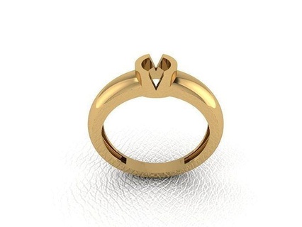 squillare 632 oro moda bellezza diamante nozze gioiello gioielleria pendente anello fidanzamento matrimonio platino stampabile Fidanzamento argento gemma celebrazione anelli 3d print model - Mito3D