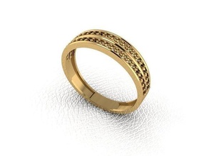 ring 63 gold fashion beauty diamond wedding jewel jewellery jewelry engagem rings 3d print model - Mito3D