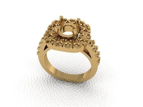 bague 64 or mode beauté diamant mariage bijou bijoux pendentif fiançailles platine imprimable engagement argent gemme fête 3d print model - Mito3D