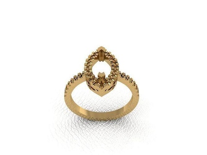 ring 654 gold mode schönheit diamant hochzeit juwel schmuck anhänger verlobungsring ehe platin druckbar engagement silber feier ringe 3d print model - Mito3D