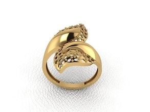bague 65 or mode beauté diamant mariage bijou bijoux pendentif fiançailles platine imprimable engagement argent gemme fête 3d print model - Mito3D