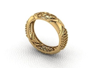 ring 66 gold fashion beauty diamond wedding jewel jewellery jewelry engagem rings 3d print model - Mito3D