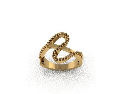 yüzük 666 altın moda güzellik elmas düğün mücevher takı kolye nişan yüzüğü evlilik platin yazdırılabilir gümüş kutlama yüzükler 3d print model - Mito3D