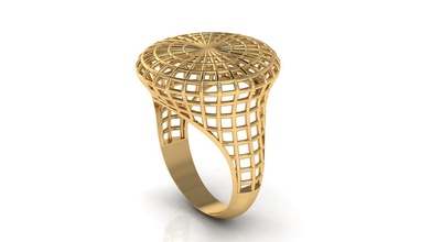 anillo 68 joyería joya turco compromiso diamante arete anillos oro plata moda estilo boda diseño blanco imprimible platino 3d print model - Mito3D