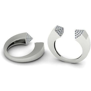 ring 682 earrings kolco sergi dlya pechati 3dmodel printable sterling fashion silver engagem platinum jewellery engagement jewel jewelry rings missfox dekoracia 3d print model - Mito3D