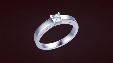 anel de 68 ouro prata printable diamante gem brilhantes jóias moda beleza brinco ruby safira anéis 3d print model - Mito3D