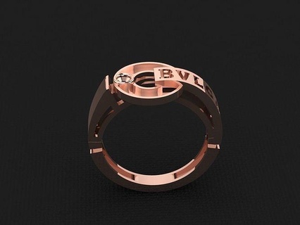 anillo 691 oro Moda belleza diamante Boda joya joyería colgante pendiente compromiso matrimonio platino imprimible plata celebracion moda anillos 3d print model - Mito3D