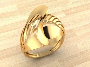 ring 70 gold mode schönheit diamant hochzeit juwel schmuck platin romantik desktop leuchtenden holz luxus silber computer ausrüstung valentinstag ringe 3d print model - Mito3D