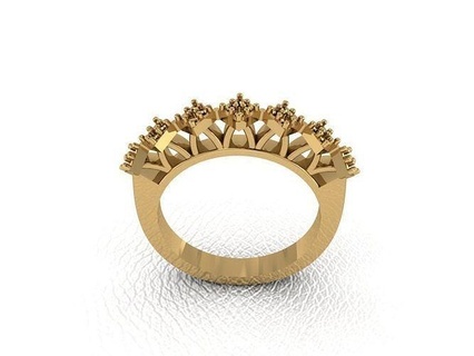 Ring 707 Gold Mode Schönheit Diamant Hochzeit Juwel Schmuck Anhänger Verlobungsring Ehe Platin druckbar Engagement Silber Feier Ringe 3d print model - Mito3D