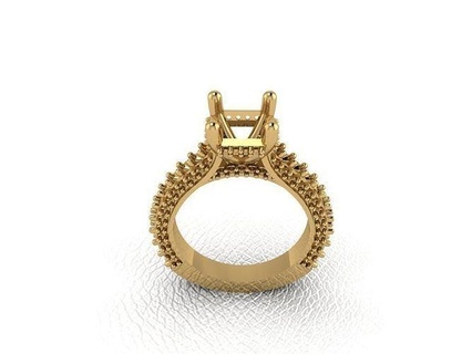 Ring 710 Gold Mode Schönheit Diamant Hochzeit Juwel Schmuck Anhänger Verlobungsring Ehe Platin druckbar Engagement Silber Feier Ringe 3d print model - Mito3D