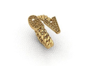 ring 72 gold fashion beauty diamond wedding jewel jewellery jewelry engagem rings 3d print model - Mito3D