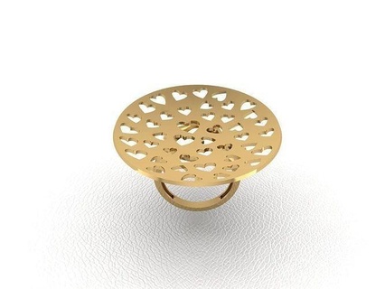 anillo 73 oro Moda belleza diamante Boda joya joyería colgante pendiente compromiso matrimonio platino imprimible plata celebracion moda anillos 3d print model - Mito3D