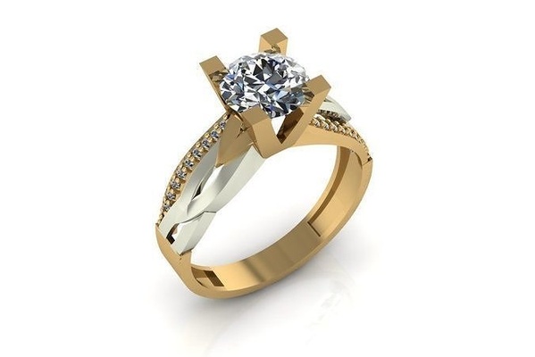 anillo 73 oro moda belleza joya joyería imprimible plata colgante pendiente conjunto diamante boda matrimonio platino compromiso celebracion anillos 3d print model - Mito3D