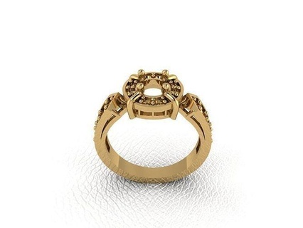 squillare 757 oro moda bellezza diamante nozze gioiello gioielleria pendente anello fidanzamento matrimonio platino stampabile Fidanzamento argento gemma celebrazione anelli 3d print model - Mito3D