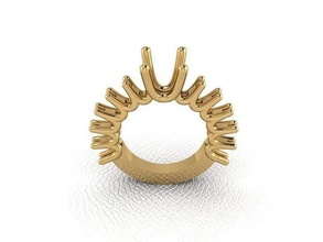 yüzük 75 altın moda güzellik elmas düğün mücevher takı kolye nişan yüzüğü evlilik platin yazdırılabilir gümüş kutlama 3d print model - Mito3D