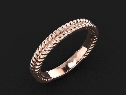 anillo 7 oro Moda belleza diamante Boda joya joyería colgante pendiente compromiso matrimonio platino imprimible plata celebracion moda anillos 3d print model - Mito3D