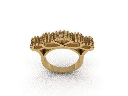 Ring 773 Gold Mode Schönheit Diamant Hochzeit Juwel Schmuck Anhänger Verlobungsring Ehe Platin druckbar Engagement Silber Feier Ringe 3d print model - Mito3D