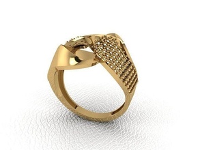 yüzük 77 altın moda güzellik elmas düğün mücevher takı kolye nişan yüzüğü evlilik platin yazdırılabilir gümüş kutlama 3d print model - Mito3D