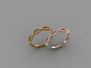 bague 7y bijoux le platine gem pendentif or d'argent joyau de l'anneau diamant les anneaux la mode imprimable doigt brillant beauté collier l'engagement saphir ruby 3d print model - Mito3D