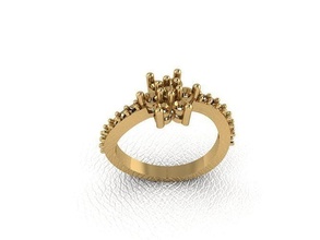 yüzük 80 altın moda güzellik elmas düğün mücevher takı kolye nişan yüzüğü evlilik platin yazdırılabilir gümüş kutlama 3d print model - Mito3D
