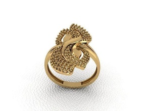 squillare 81 oro moda bellezza diamante nozze gioiello gioielleria pendente anello fidanzamento matrimonio platino stampabile Fidanzamento 3d print model - Mito3D