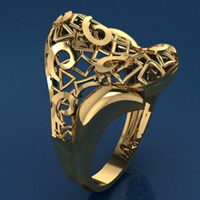 anel 8 jóias ouro da forma moda beleza de diamante casamento jóia brilhando prata printable a engagem o engajamento colar pingente noivado anéis 3d print model - Mito3D