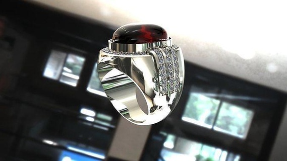 ring 82 jewelry diamond jewellery wedding rings 3d print model - Mito3D