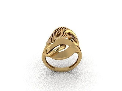 Ring 827 Gold Mode Schönheit Diamant Hochzeit Juwel Schmuck Anhänger Verlobungsring Ehe Platin druckbar Engagement Silber Feier Ringe 3d print model - Mito3D
