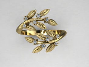 ring 8 jewelry gold silver finger jewelery diamond pendant bracelet sergi rings 3d print model - Mito3D