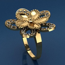 ring 84 Schmuck gold Mode-ring Mode-Schönheit Diamant-ring Hochzeit Juwel scheint Anhänger Mode gem Silber bedruckbar ist engagem diamond engagement Halskette Ringe 3d print model - Mito3D