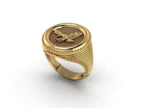 ring 84 gold fashion beauty diamond wedding jewel jewellery jewelry engagem rings 3d print model - Mito3D