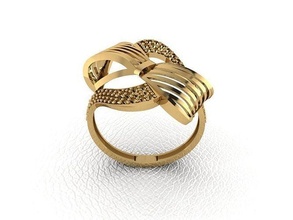 bague 84 or mode beauté diamant mariage bijou bijoux pendentif fiançailles platine imprimable engagement argent gemme fête 3d print model - Mito3D