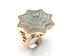 squillare 85 gioielleria gioielliere grazia oro argento platino stl Modelli fresatura anelli originale stampabile 3d print model - Mito3D