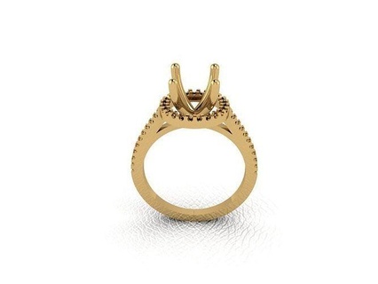 squillare 855 oro moda bellezza diamante nozze gioiello gioielleria pendente anello fidanzamento matrimonio platino stampabile Fidanzamento argento gemma celebrazione anelli 3d print model - Mito3D